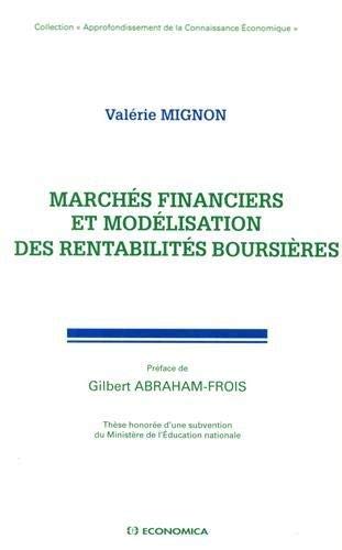 Marchés financiers et modélisation des rentabilités boursières Books