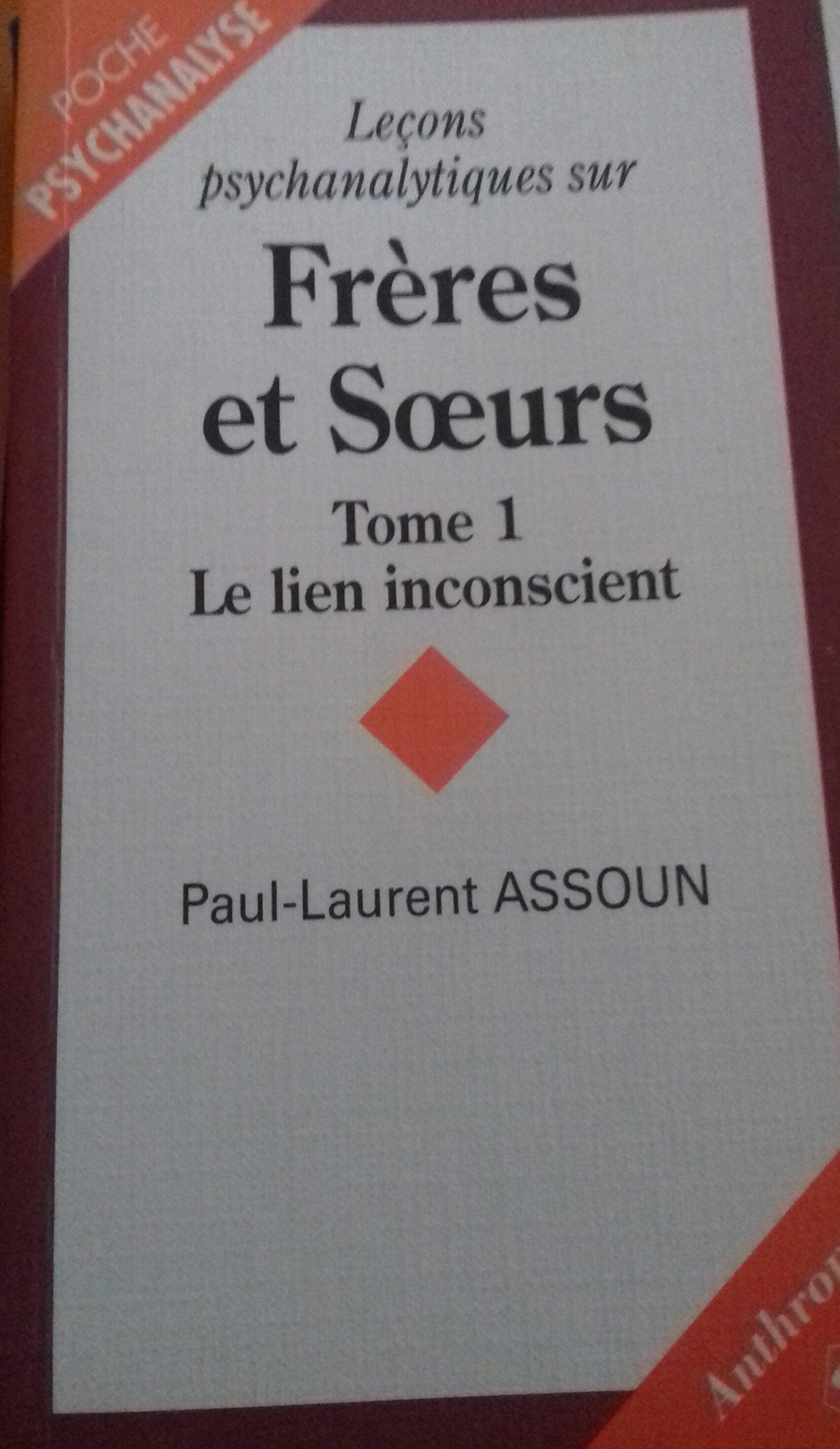 Leçons psychanalytiques sur frères et soeurs Tome 1: Le lien insconcient Books