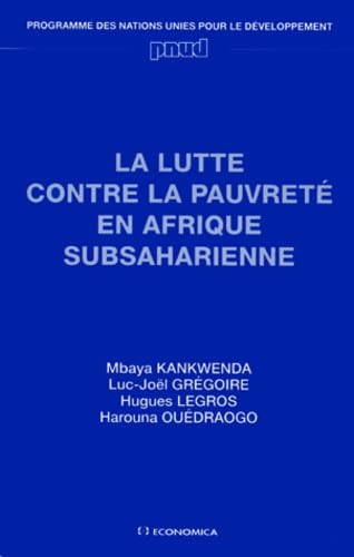 La lutte contre la pauvreté en Afrique subsaharienne book