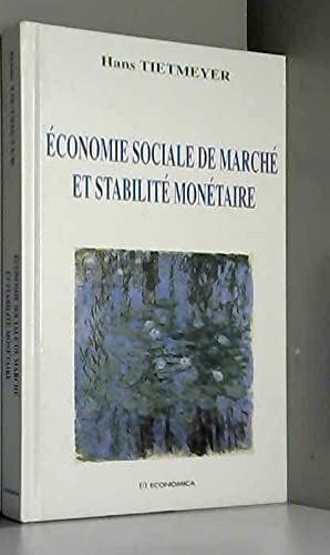 Economie sociale de marché et stabilité monétaire book