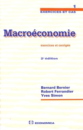 Macroéconomie (exercices et corrigés) Books