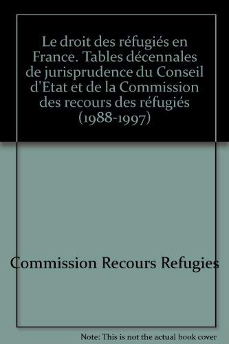 Le Droit des réfugiés en France Books