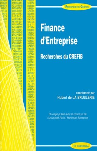 Finance d'entreprise. recherches du crefib Books