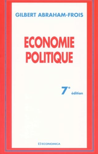 Economie Politique. 7eme Edition Books