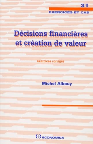 Décisions financières et creation de valeur Books