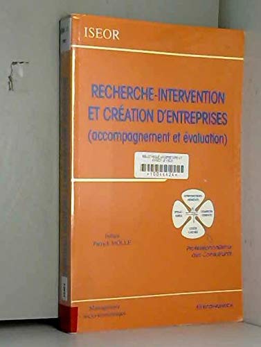 Recherche - Intervention et créations d'entreprises (accompagnement et évaluation) book