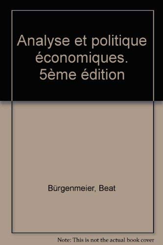 ANALYSE ET POLITIQUE 5ED. Books