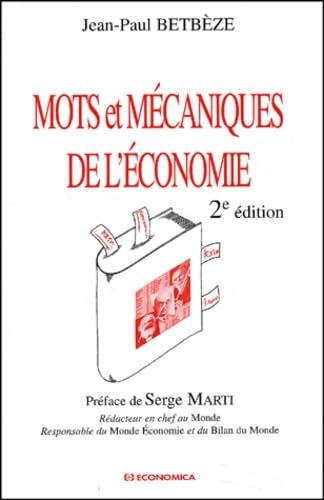 Mots et mécaniques de l'économie book