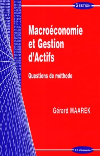 Macroéconomie et gestion d'actifs : Questions de méthode Books