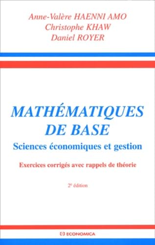 MATHEMATIQUES DE BASE - SCIENCES ECONOMIQUES ET GESTION: Sciences économiques et gestion Books