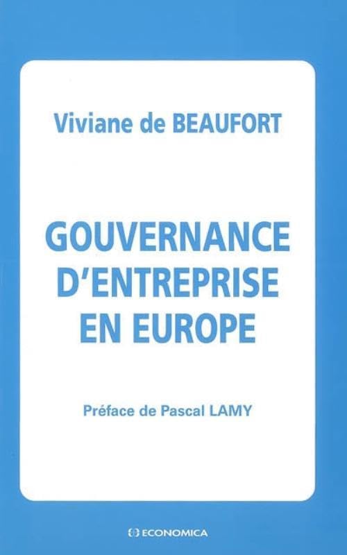 Gouvernance d'entreprise en Europe Books