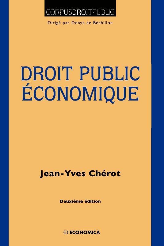 Droit public économique book