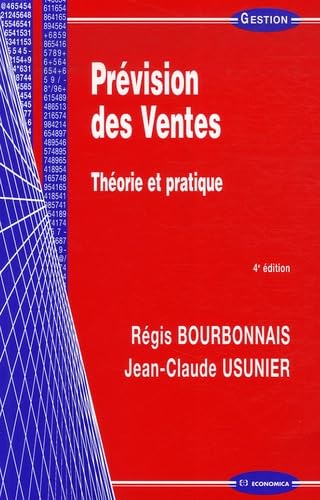 PREVISION DES VENTES, 4E ED.: Théorie et pratique Books