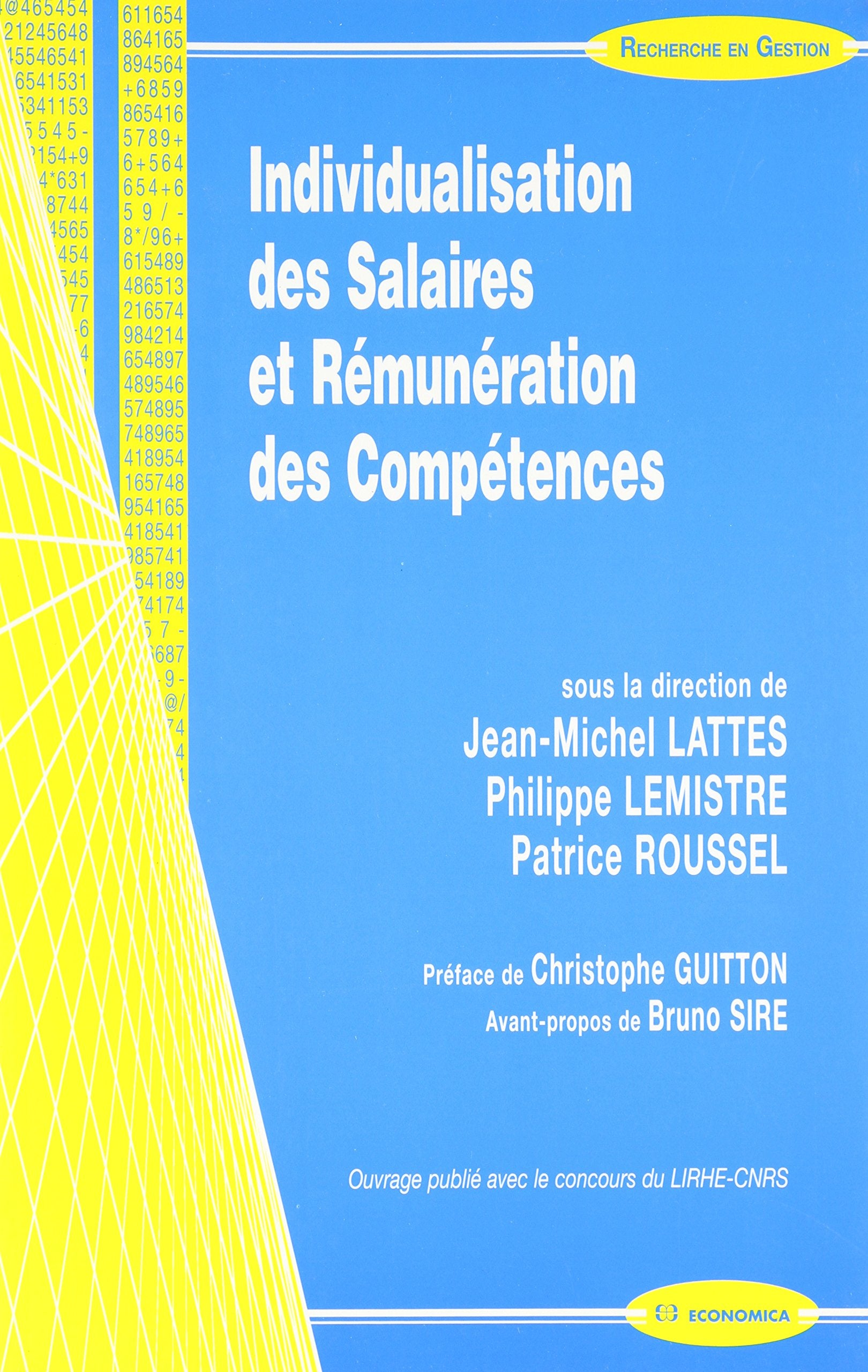 Individualisation des Salaires et Rémunération des Compétences Books