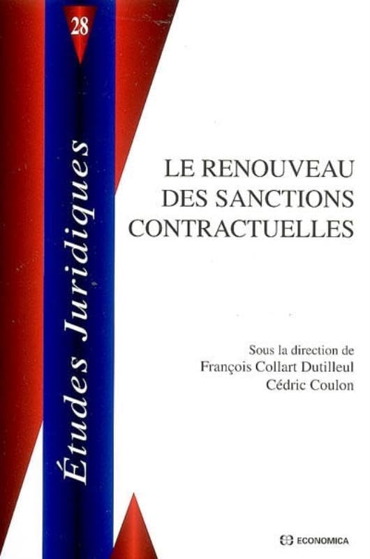 Le renouveau des sanctions contractuelles book