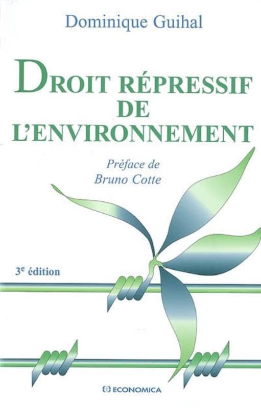 Droit répressif de l'environnement Books