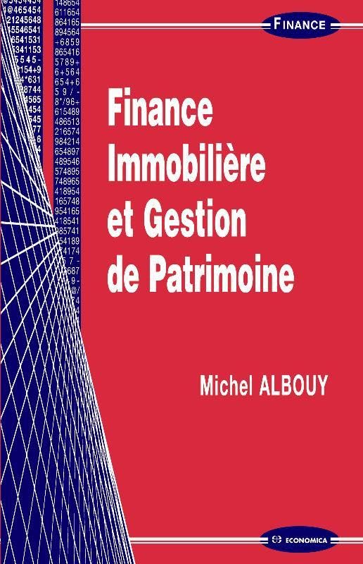 FINANCE IMMOBILIERE ET GESTION DE PATRIMOINE Books