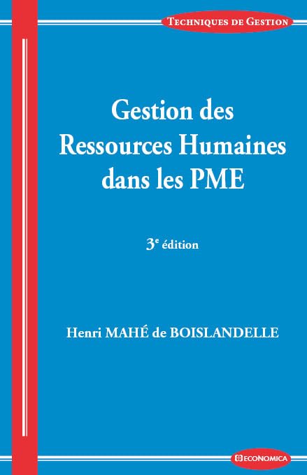 Gestion des Ressources Humaines dans les Pme, 3e ed. book