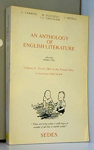 An Anthology of english literature : 03 : From 1798 to 1901 book