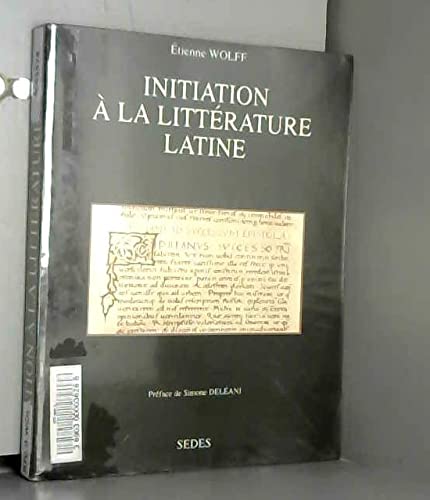 Initiation à la littérature latine Books