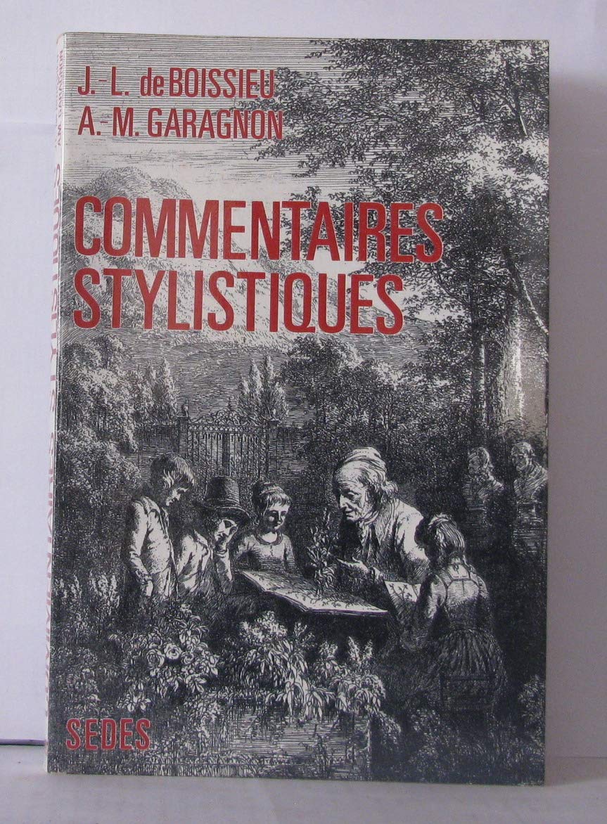 Commentaires stylistiques (Littérature) book