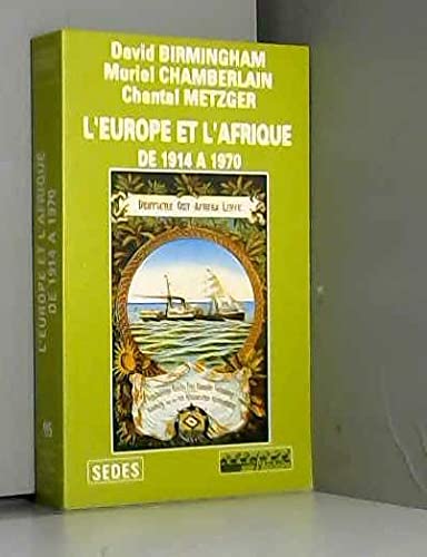 L'Europe et l'Afrique de 1914 à 1970 Books
