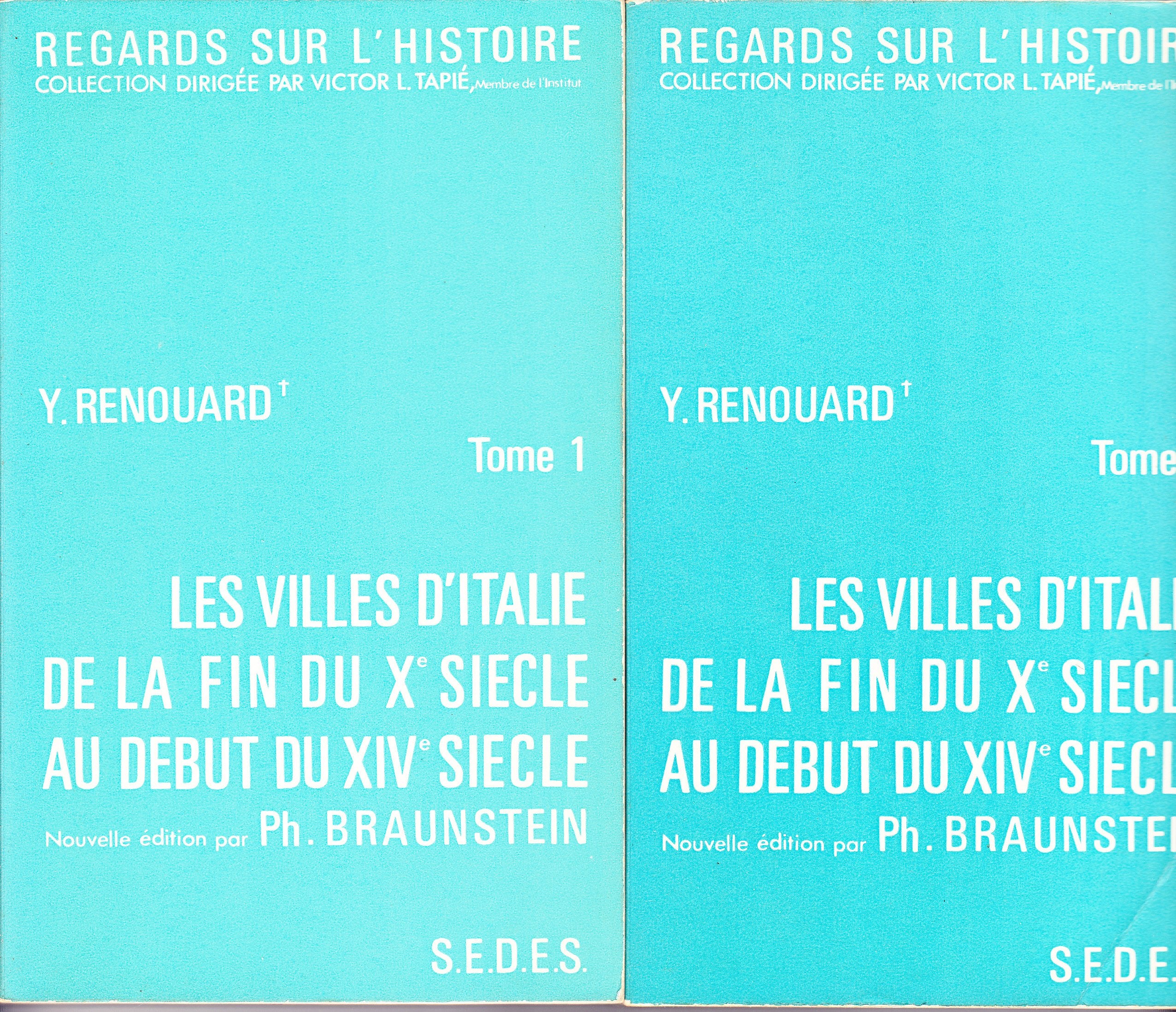 Les Villes D Italie De La Fin Du 10eme Siecle Au Debut Du 14eme Siecle Tome 1 Books