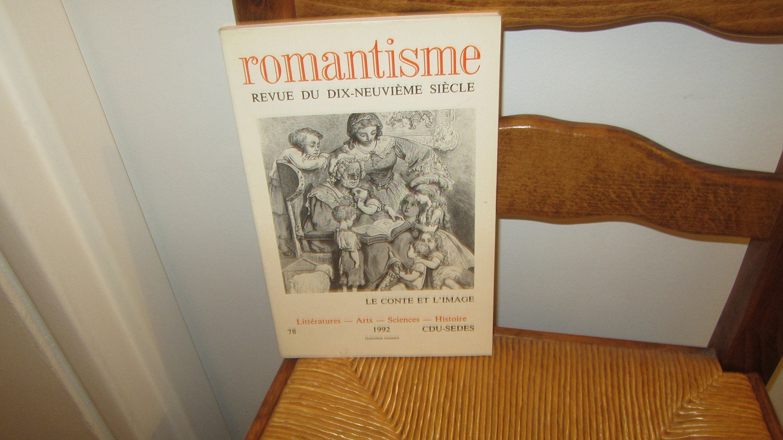 Romantisme no78 1992 revue du 19e siecle le conte et l'image (Revue Romantism) Books
