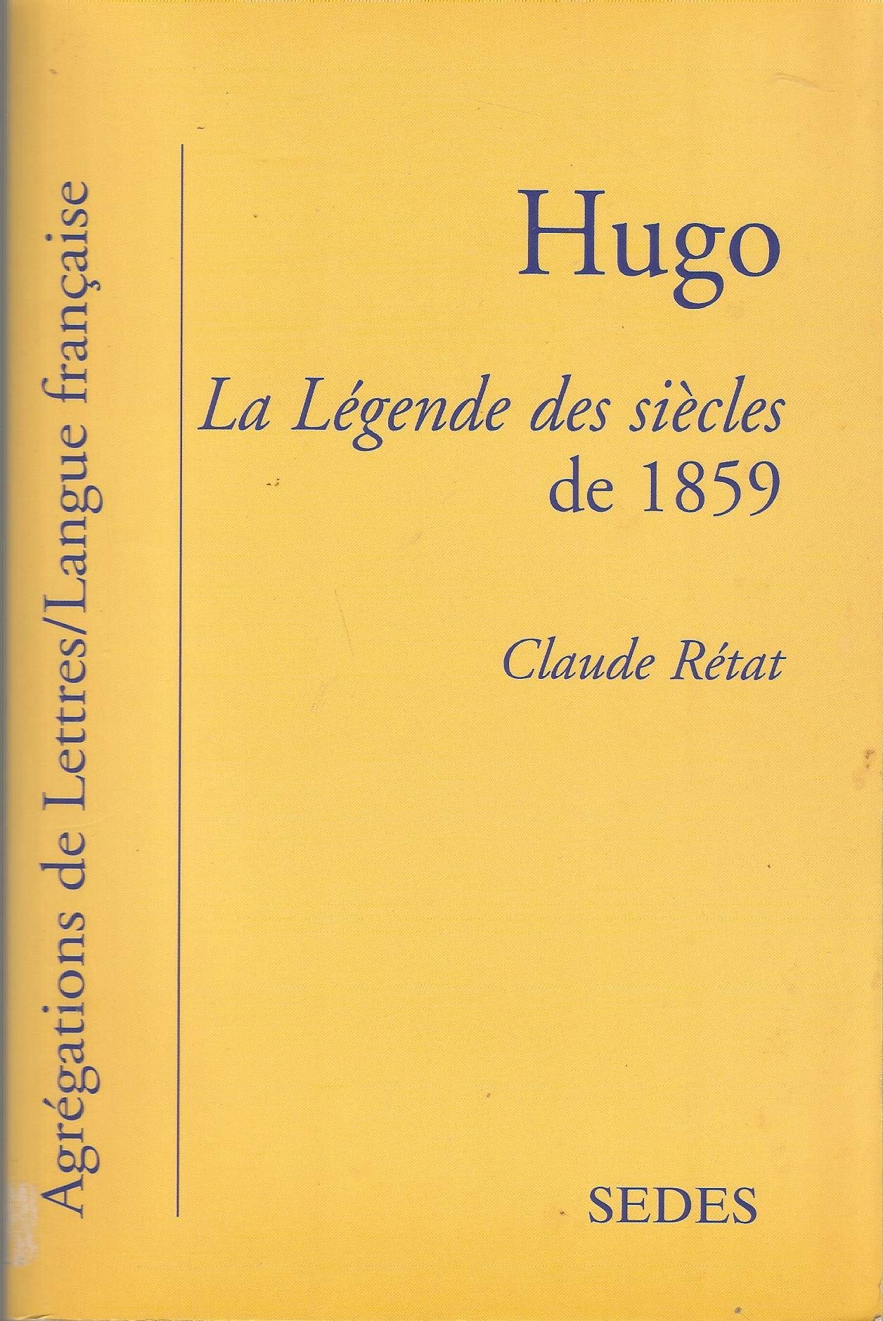 Hugo. La Legende Des Siecles De 1859 book
