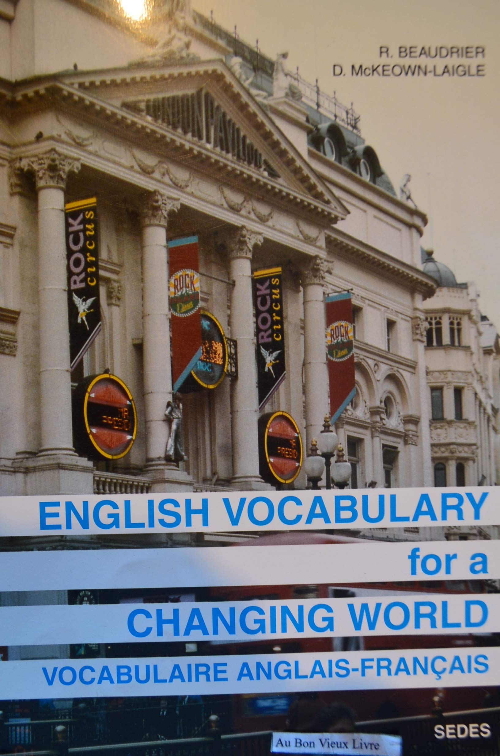 English vocabulary for a changing world, vocabulaire anglais français 012496 book