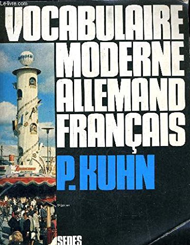 Vocabulaire moderne allemand -français 2ed '84 br (2-7181-1201-8) book