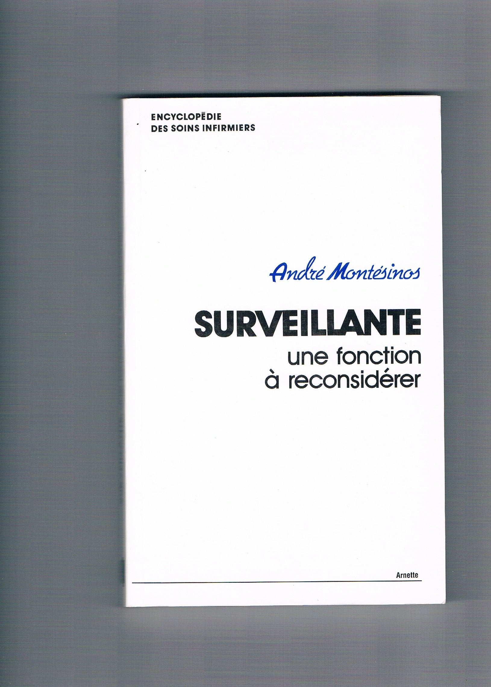 Surveillante une fonction reconsiderée book