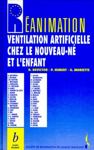 Ventilation artificielle chez le nouveau-né et l'enfant Books