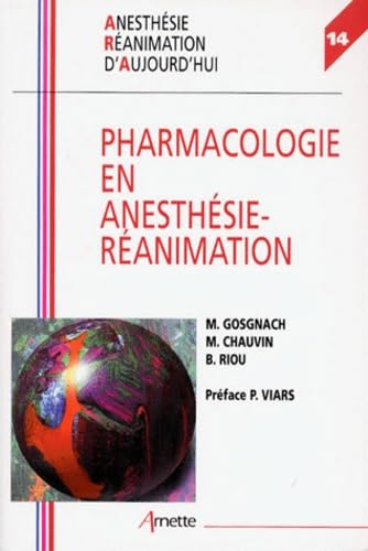 Pharmacologie en anesthésie-réanimation Books