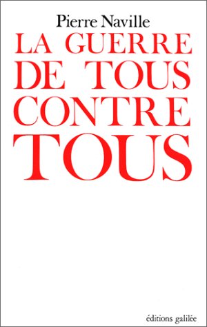 La Guerre de tous contre tous book