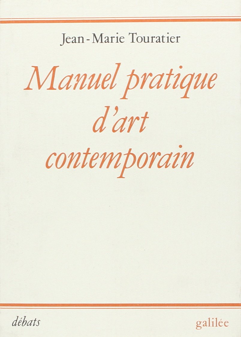 Manuel pratique d'art contemporain book