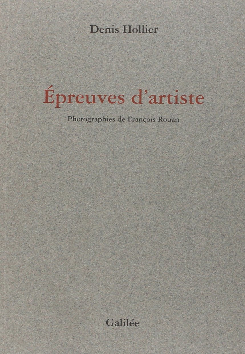Épreuves d'artiste (0000) Film, Art & Culture