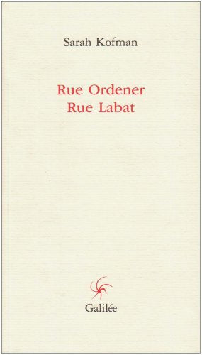 Rue Ordener, rue Labat book