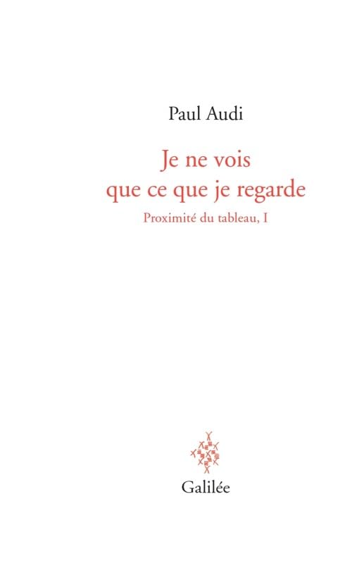 Je ne vois que ce que je regarde: Proximité du tableau, 1 Philosophy