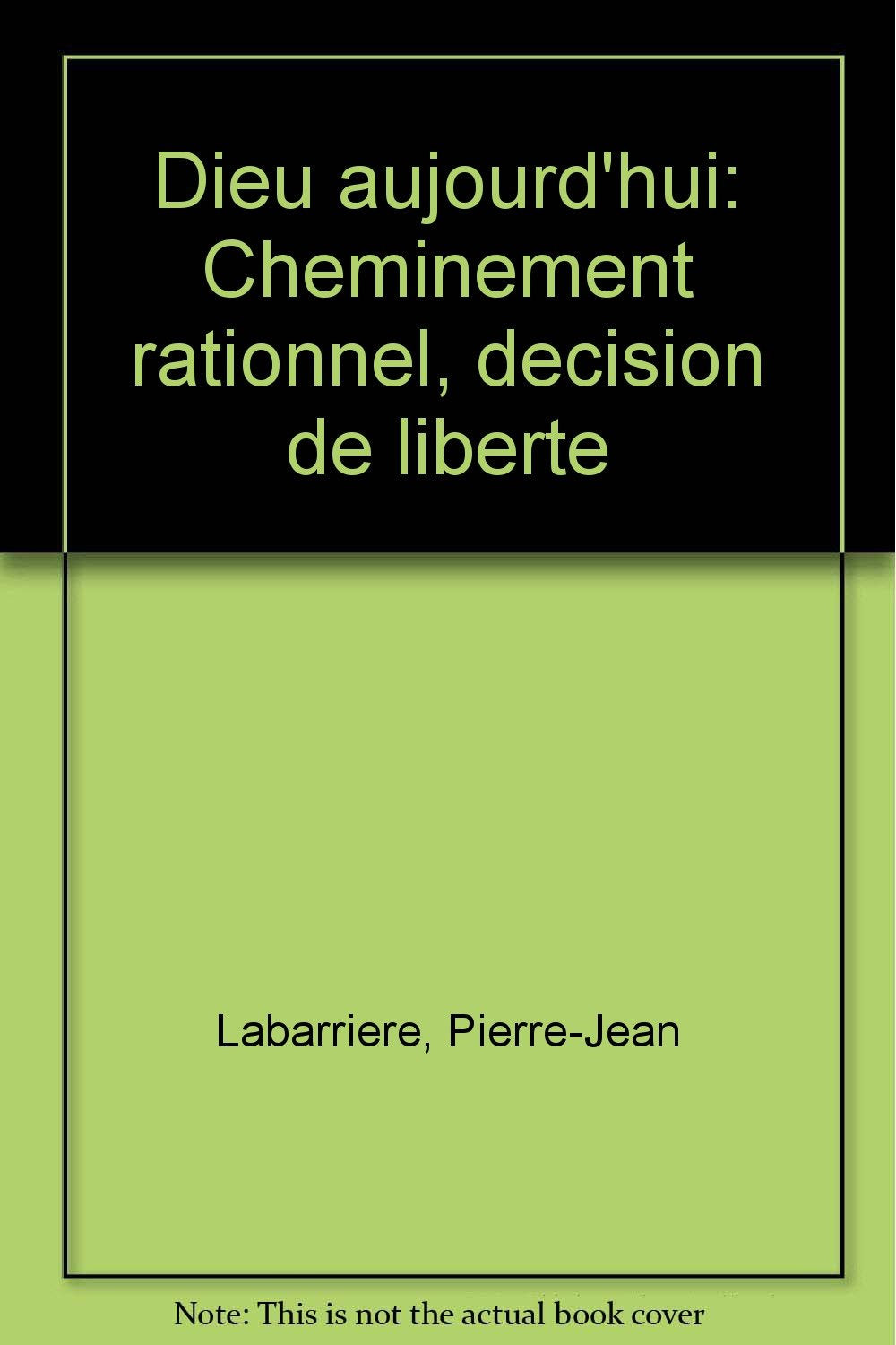 Dieu aujourd'hui book