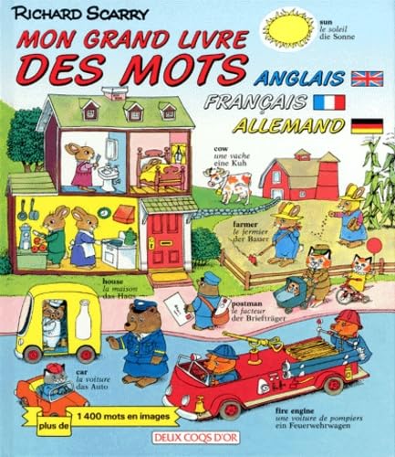MON GRAND LIVRE DES MOTS.: Anglais, Français, Allemand Books