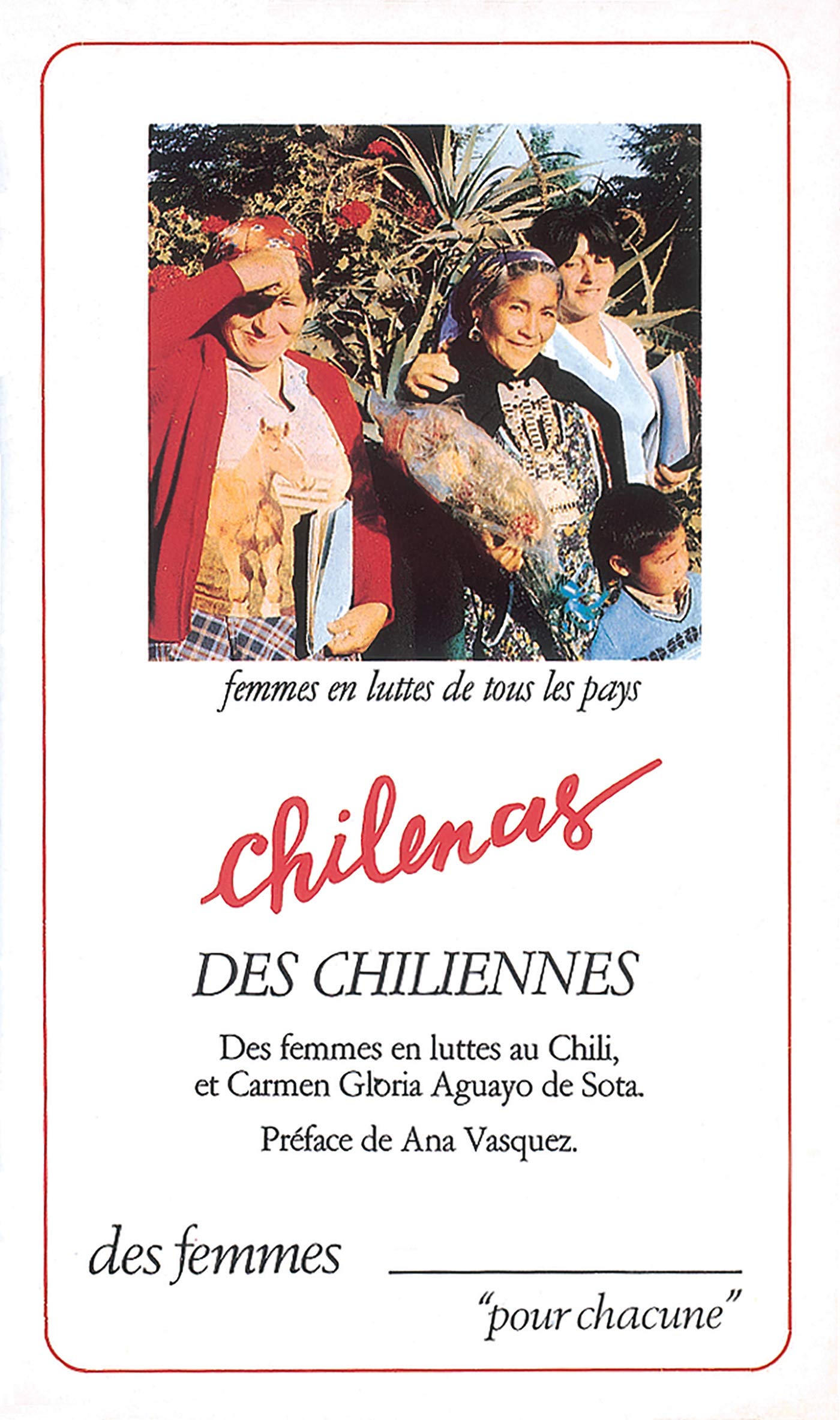 Chilenas: Des Chiliennes book