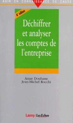 Dechiffrer Et Analyser Les Comptes De L'Entreprise. 4eme Edition Books