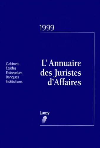 MEMO DES JURISTES AFF.99: Avec le Mémo des Juristes d'Affaires, édition 1999 book
