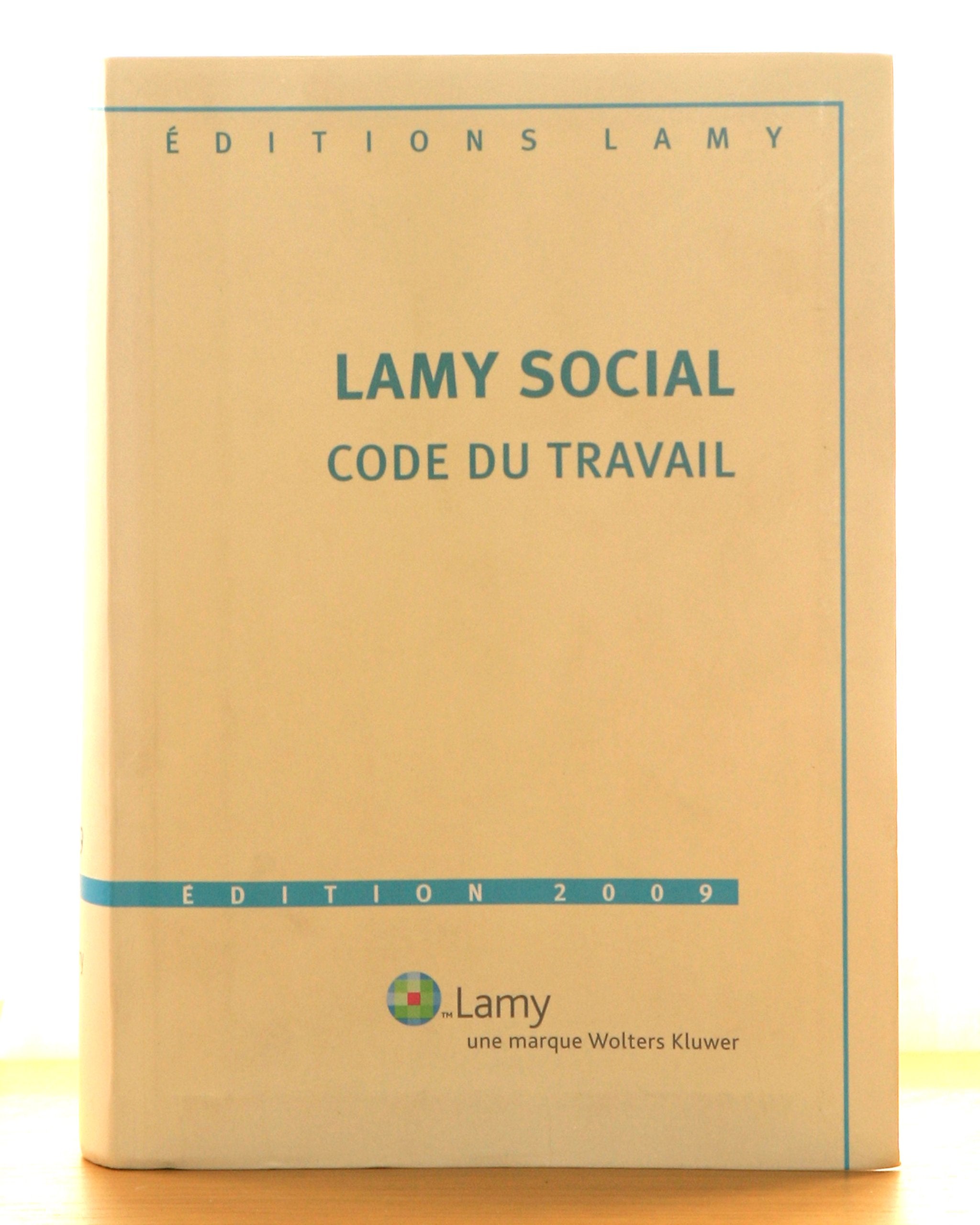 Lamy social : Code du travail 2001, Partie 1, seulement l'ouvrage de base book