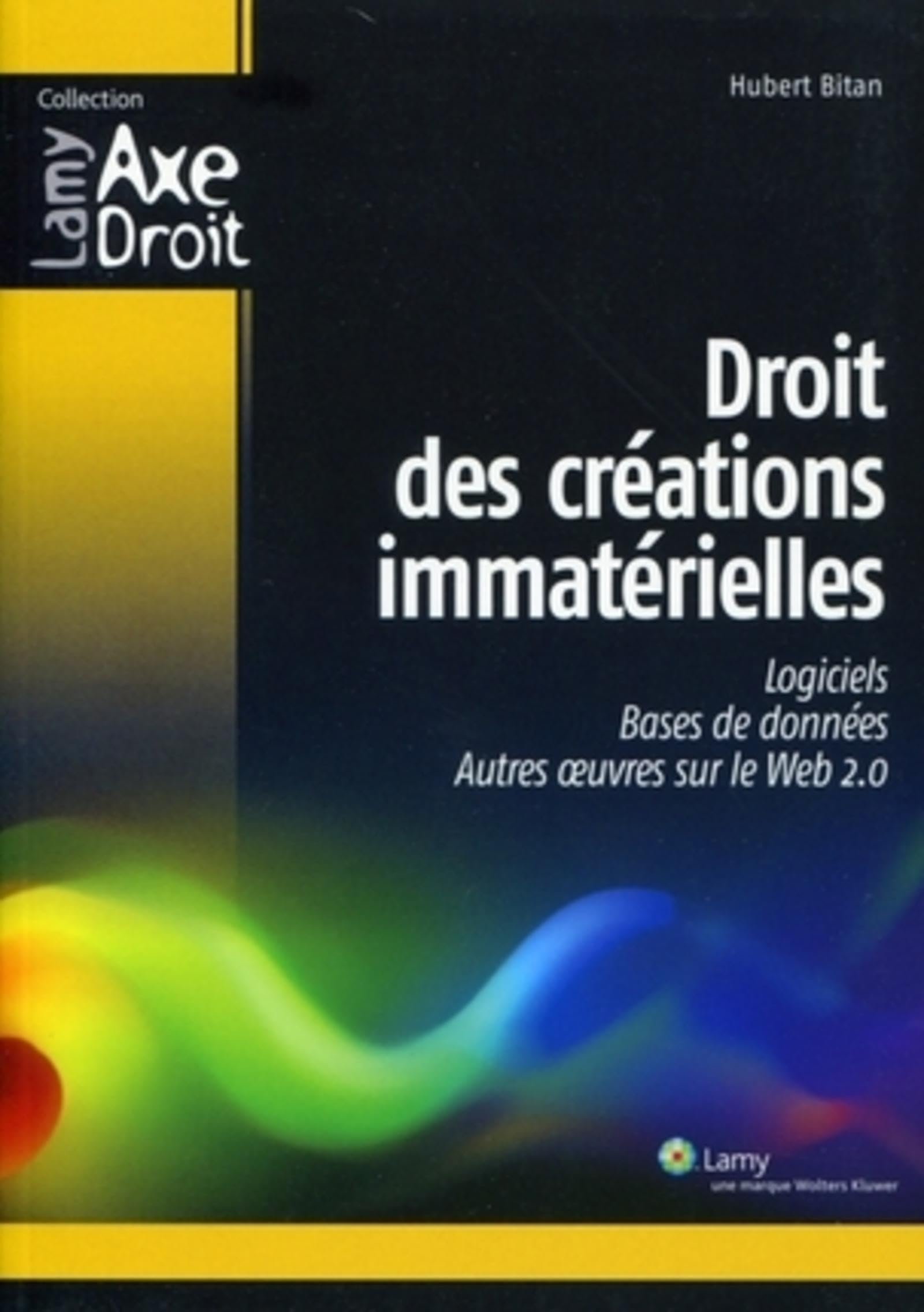 Droit des créations immatérielles: Logiciels. Bases de données. Autres oeuvres sur le Web 2.0. Law