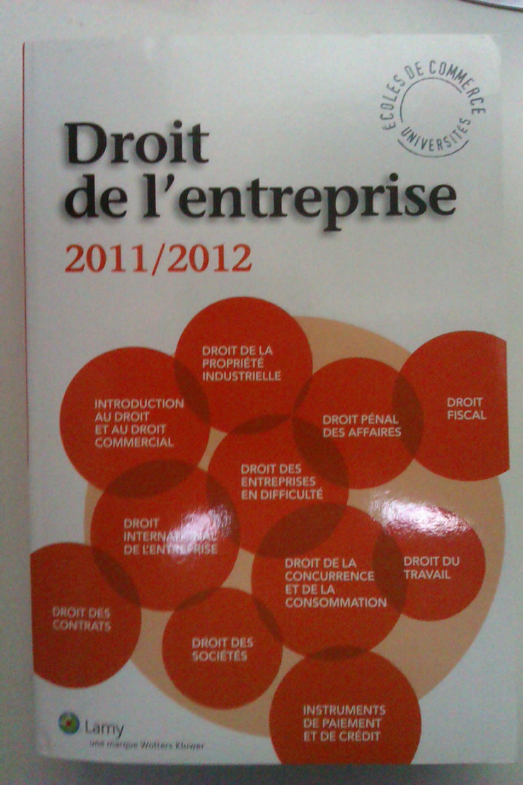 Droit de l'entreprise: L'essentiel pour comprendre le droit Books
