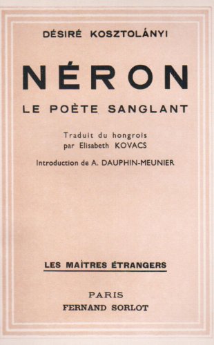 Neron Poete Sanglant Contemporary literature