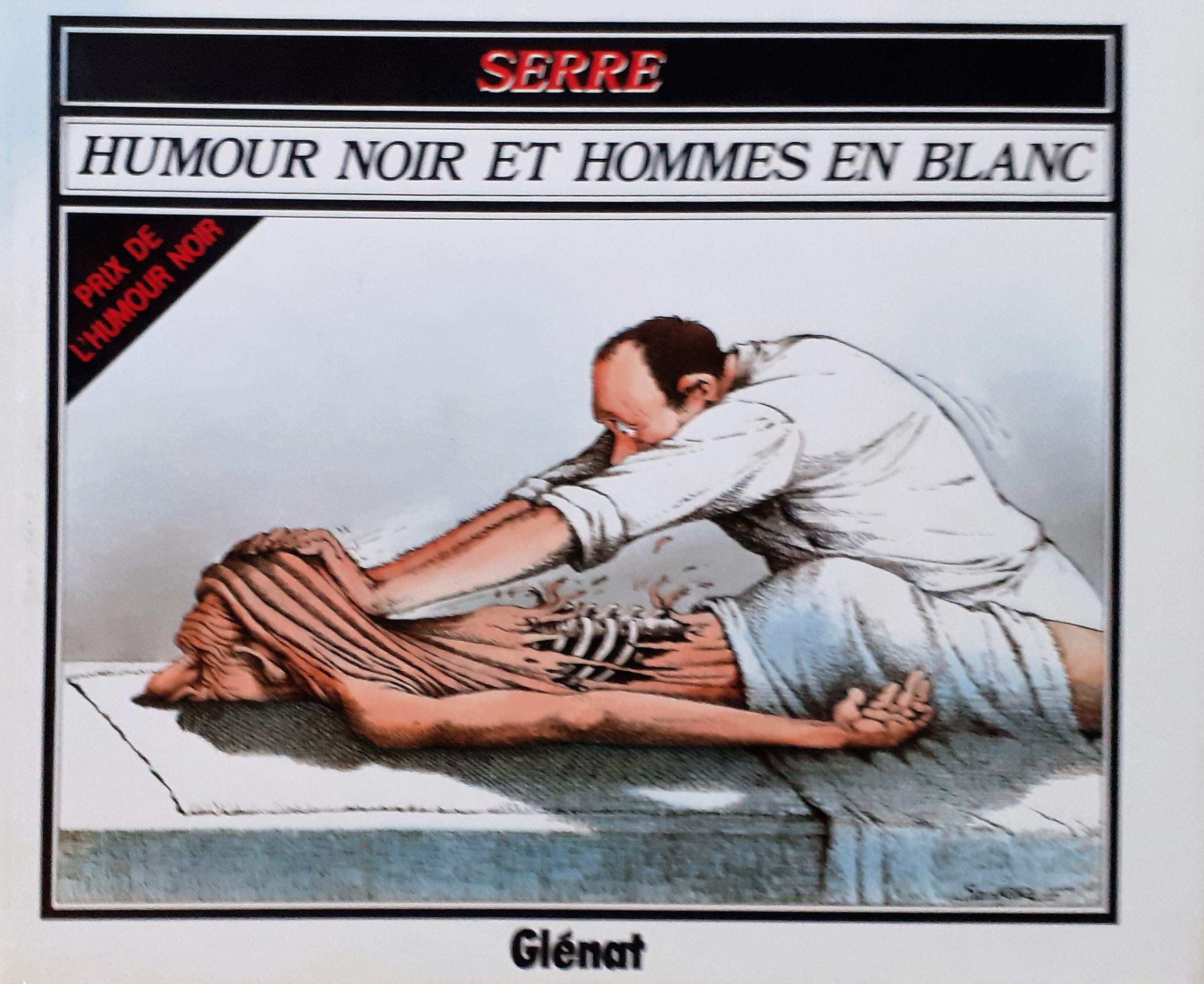 Humour noir et hommes en blanc book