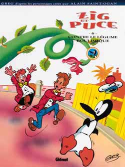 Zig et Puce. Vol. 6. Zig et Puce contre le légume boulimique Manga